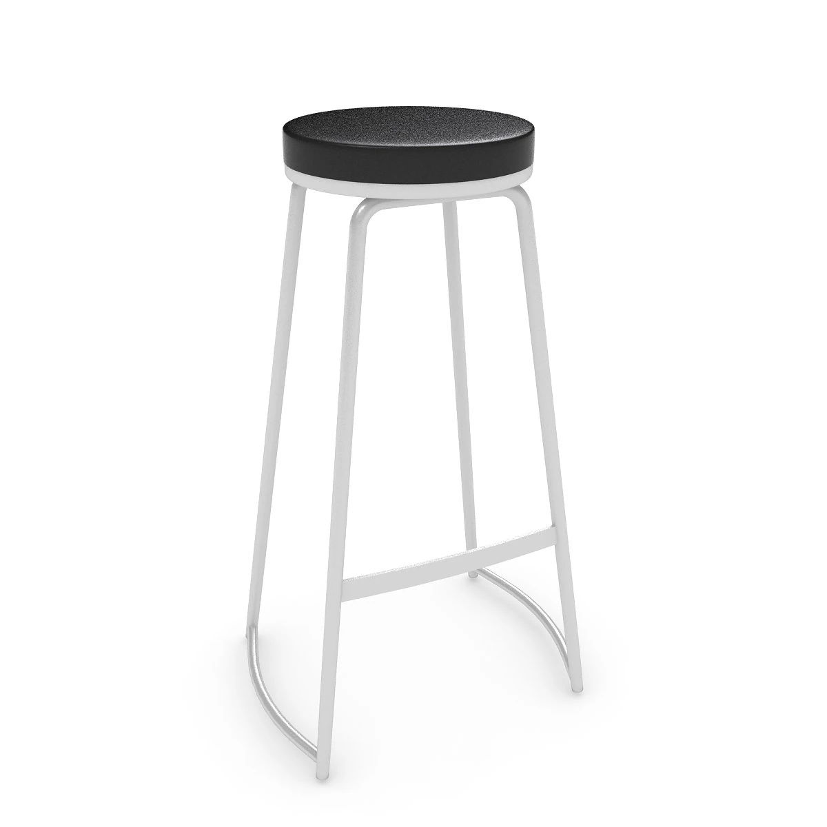 adjustable bar stool 3D Model .c4d .max .obj .3ds .fbx .stl .blend