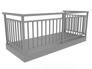 balcony 3D 모델
