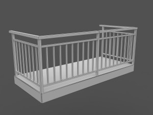 balcony 3D 모델