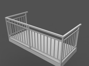 balcony 3D 모델