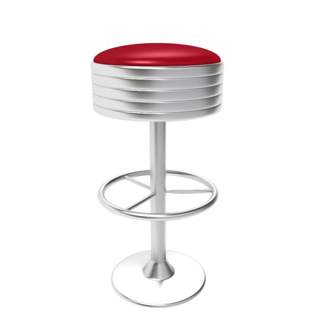 bar stool Modello 3D .c4d .max .obj .3ds .fbx .stl .blend 