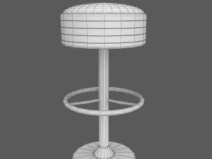 sgabello da bar Modello 3D