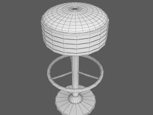 sgabello da bar Modello 3D