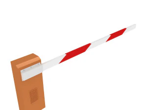boom gate 3D Model
