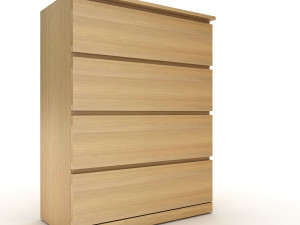 chest drawers ikea 3D Model