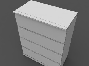 chest drawers ikea 3D Model
