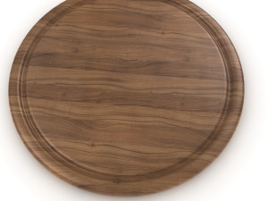 round chopping board Modèle 3D