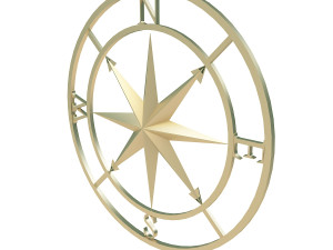 compass rose 3D मॉडल