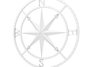 compass rose 3D मॉडल