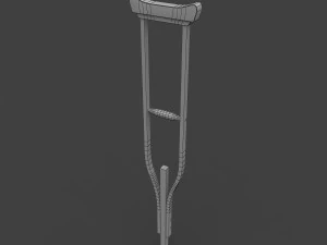 crutches 3D Model