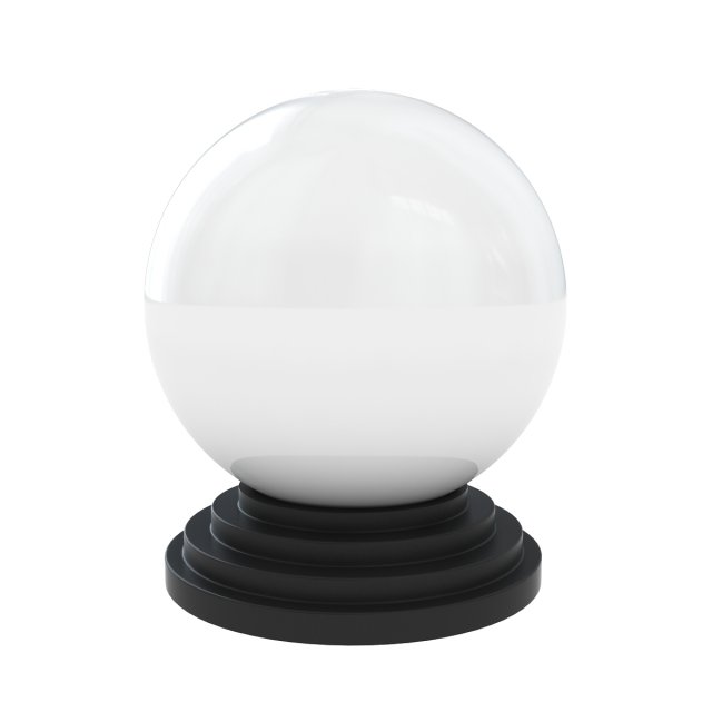 crystal ball 3D Model .c4d .max .obj .3ds .fbx .stl .blend 