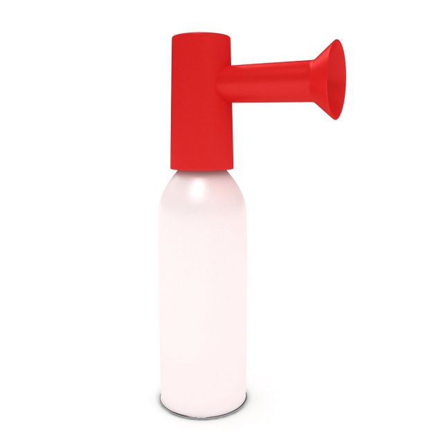 dog air horn 3D Model .c4d .max .obj .3ds .fbx .stl .blend