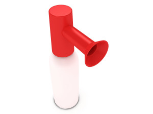 dog air horn 3D Model