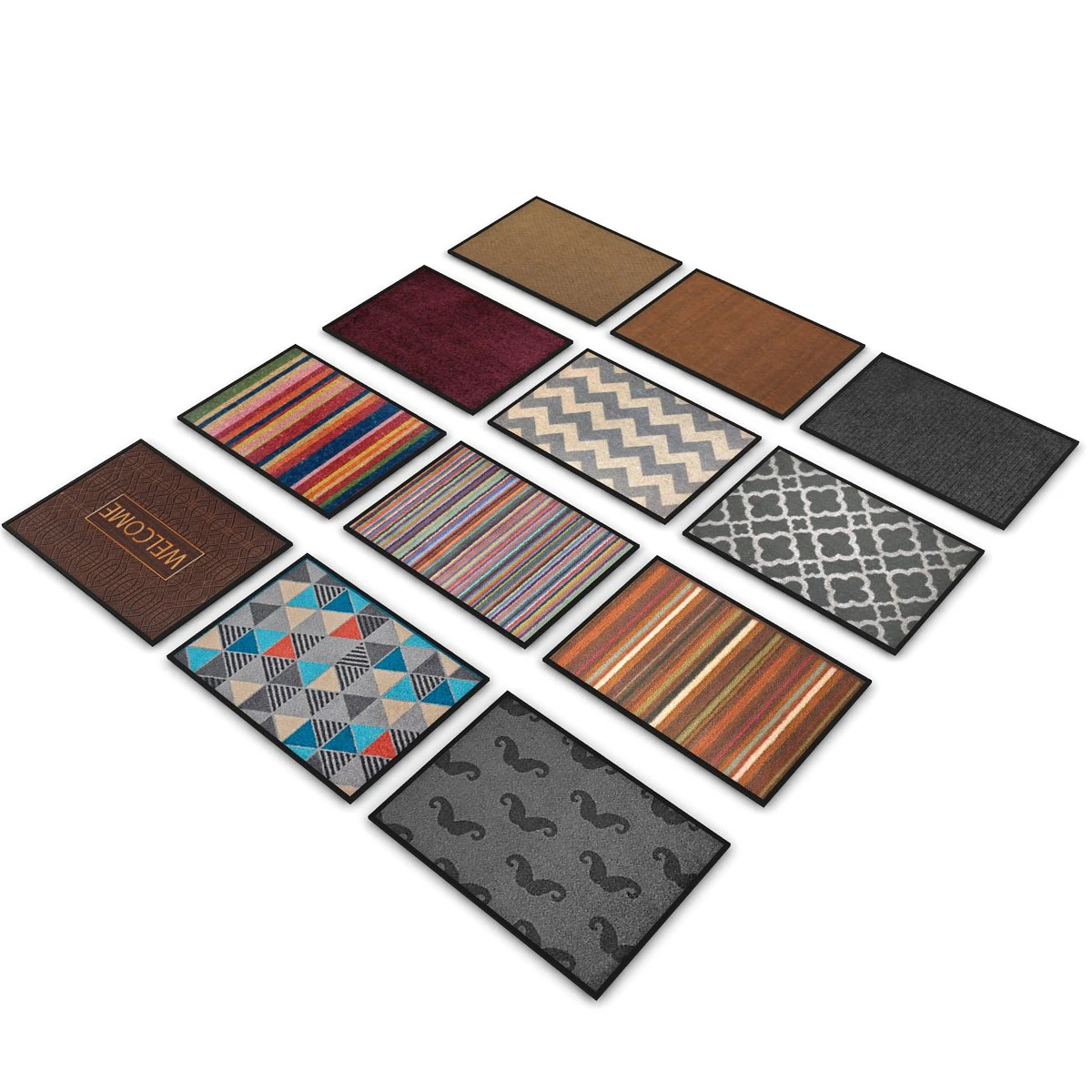 doormat 3D Model .c4d .max .obj .3ds .fbx .stl .blend 
