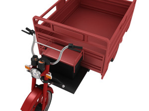electric utility tricycle 3D मॉडल