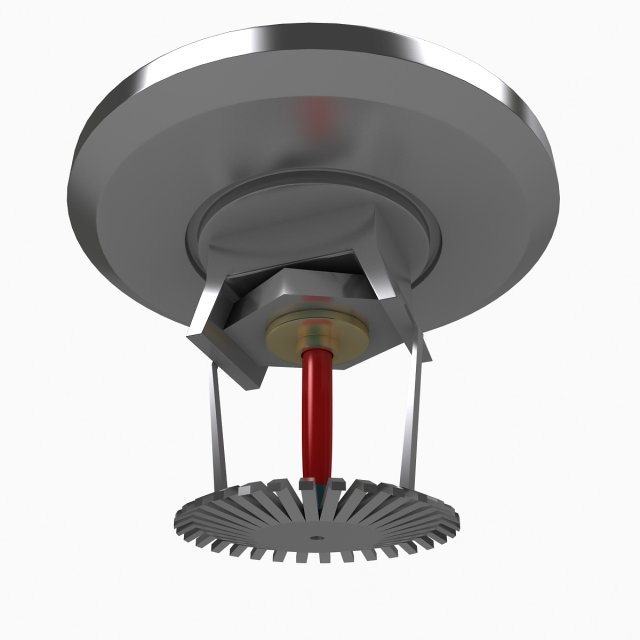 fire sprinkler Model 3D .c4d .max .obj .3ds .fbx .stl .blend 