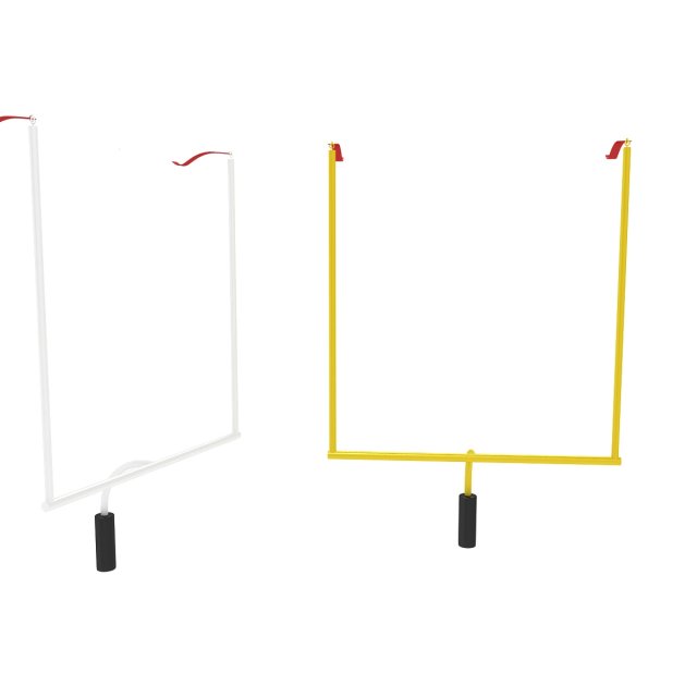 football uprights 3D मॉडल .c4d .max .obj .3ds .fbx .stl .blend 