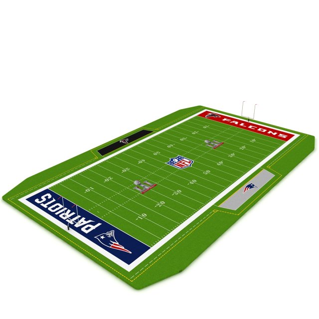 football field american Modèle 3D .c4d .max .obj .3ds .fbx .stl .blend 