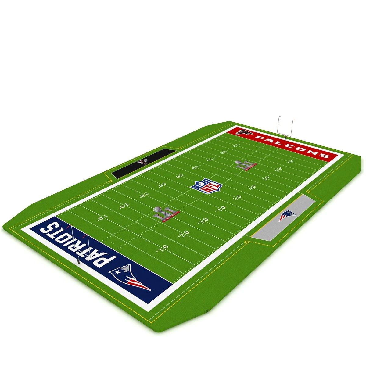 futbol sahası amerikan 3D Model .c4d .max .obj .3ds .fbx .stl .blend 