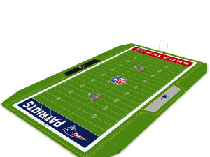 football field american 3D Model