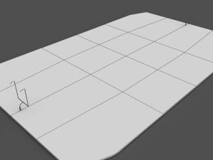 futbol sahası amerikan 3D Model