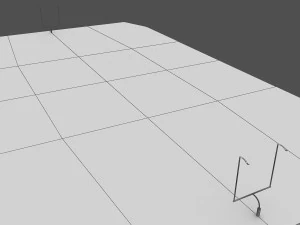 futbol sahası amerikan 3D Model