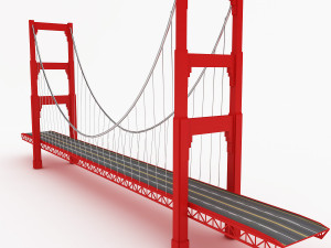 golden gate bridge 3D Model