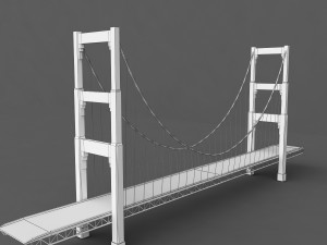 golden gate bridge 3D Model