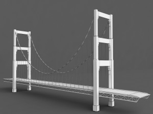 golden gate bridge 3D Model