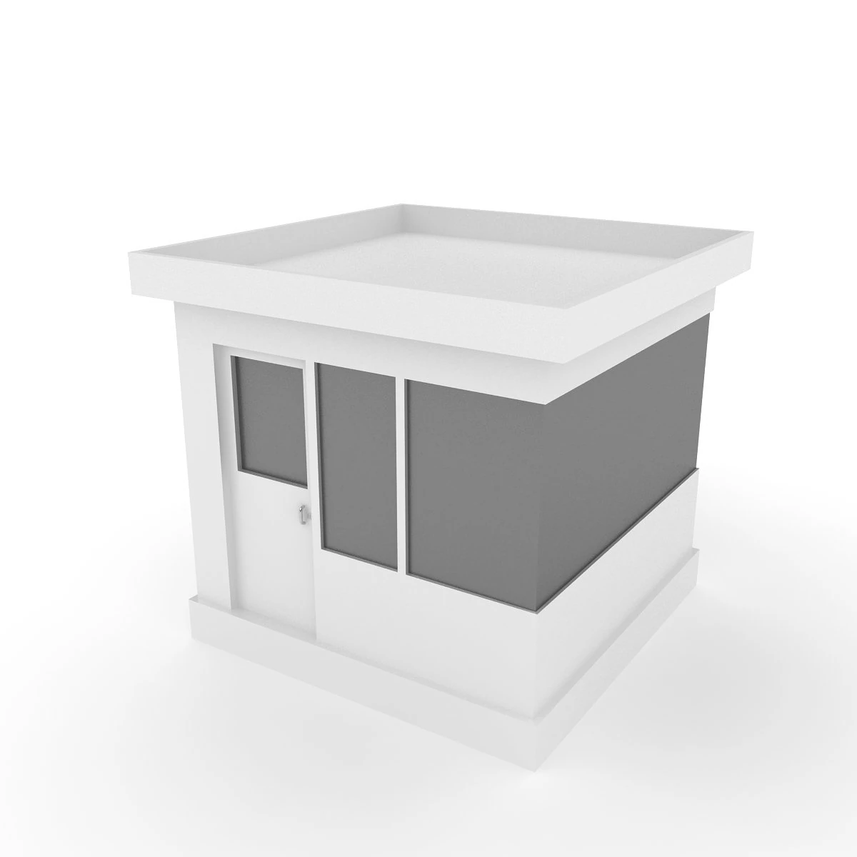 guard house 3D Model .c4d .max .obj .3ds .fbx .stl .blend 