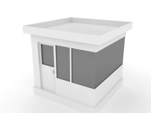 dom wartowniczy Model 3D
