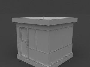 guard house Modelo 3D
