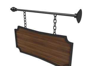 hanging sign 3Dモデル