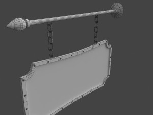 hanging sign 3Dモデル