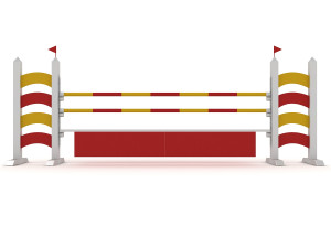 horse jumping obstacles Modelo 3D