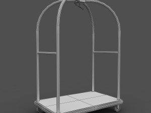hotel cart 3D Модель