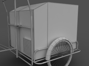 ice cream cart 3D Model