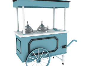 ice cream cart Model 3D
