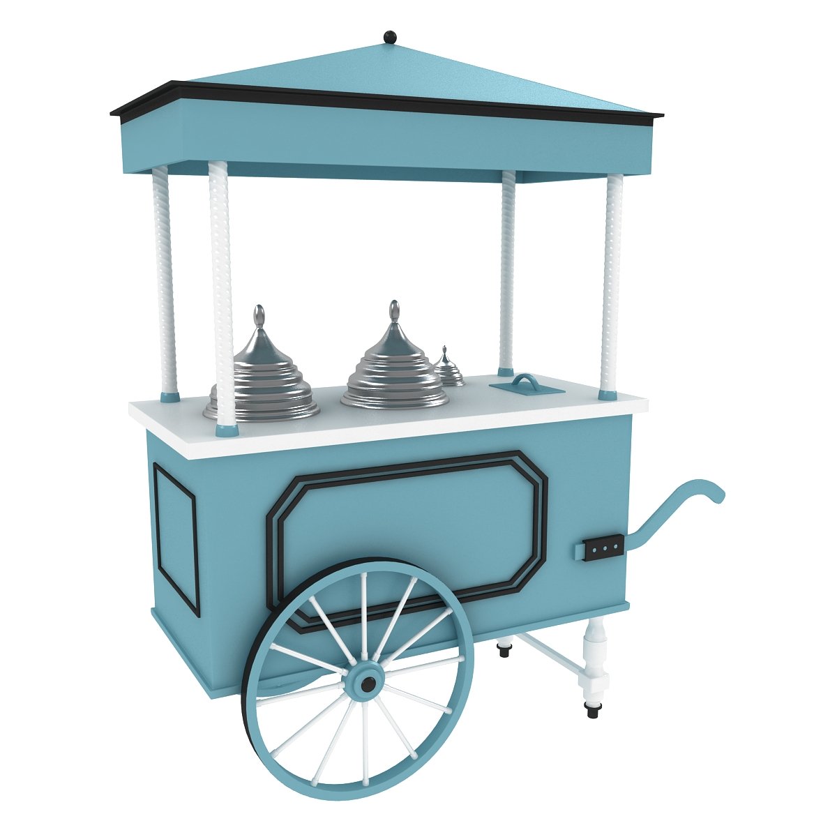 Ice Cream Cart 3d Model In Cart 3dexport