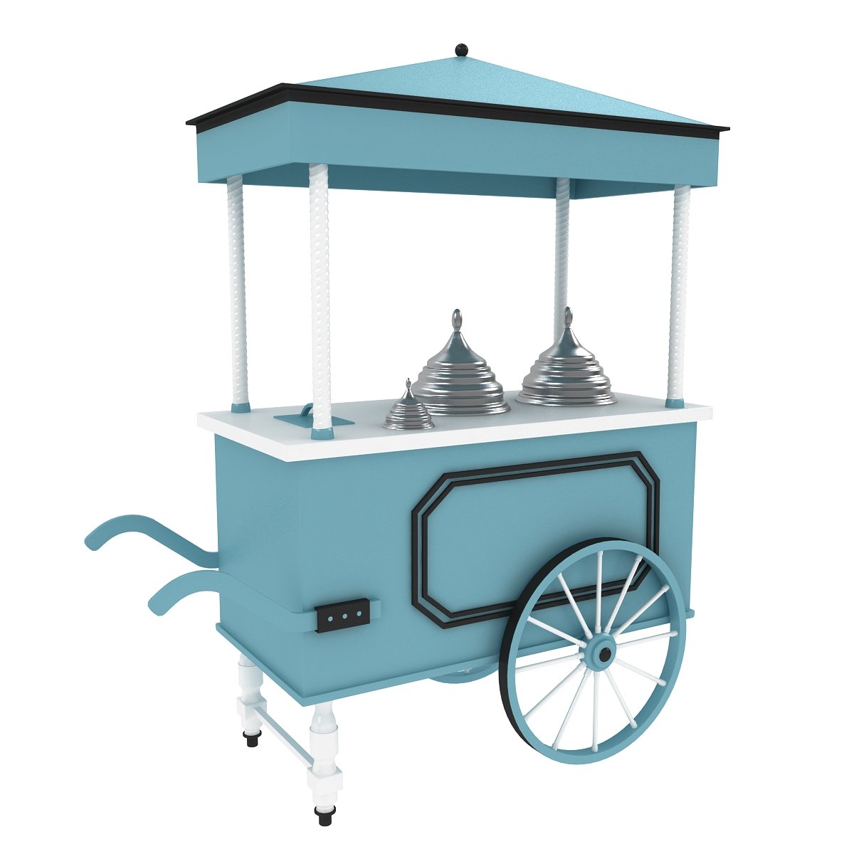 Ice Cream Cart 3d Model In Cart 3dexport