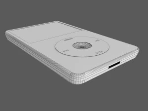 iPod cl&aacute;ssico Modelo 3D