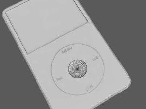 iPod cl&aacute;ssico Modelo 3D