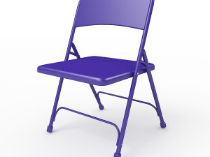 metal folding chair Modelo 3D