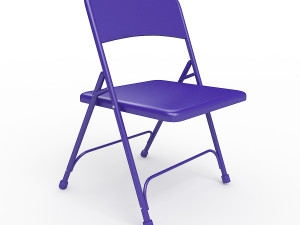 metal folding chair Modelo 3D
