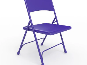 metal folding chair 3D Model