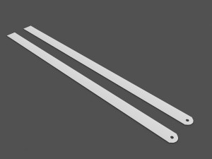 metal rulers 3Dモデル