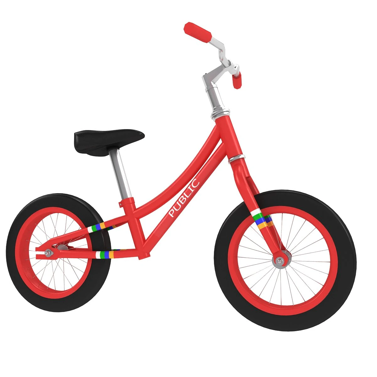 mini childrens balance bike 3D Model .c4d .max .obj .3ds .fbx .stl .blend