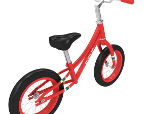 mini childrens balance bike 3D Model