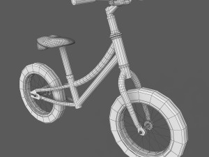 mini childrens balance bike Model 3D
