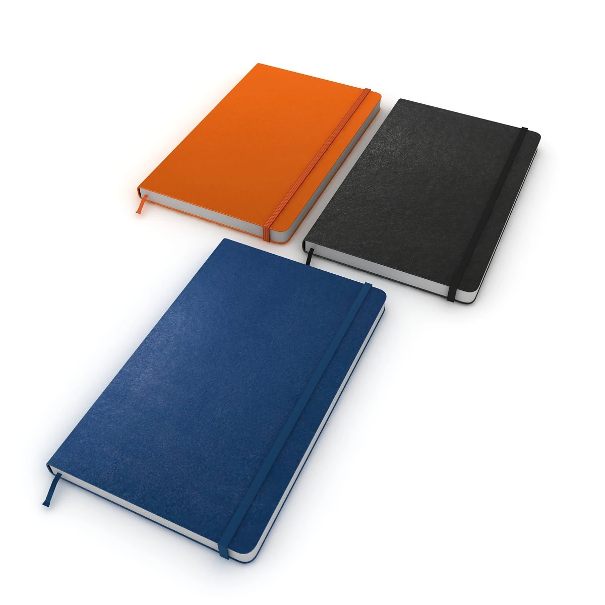 moleskine notebook 3D Model .c4d .max .obj .3ds .fbx .stl .blend 